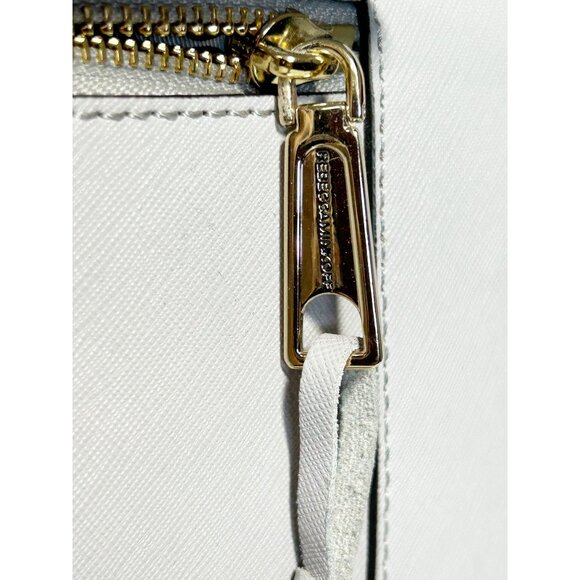 Rebecca Minkoff Saffiano Textured Leather Large "MAB" Tote in Lt Gray - Picture 5 of 13